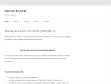 Tablet Screenshot of human-capital.rs